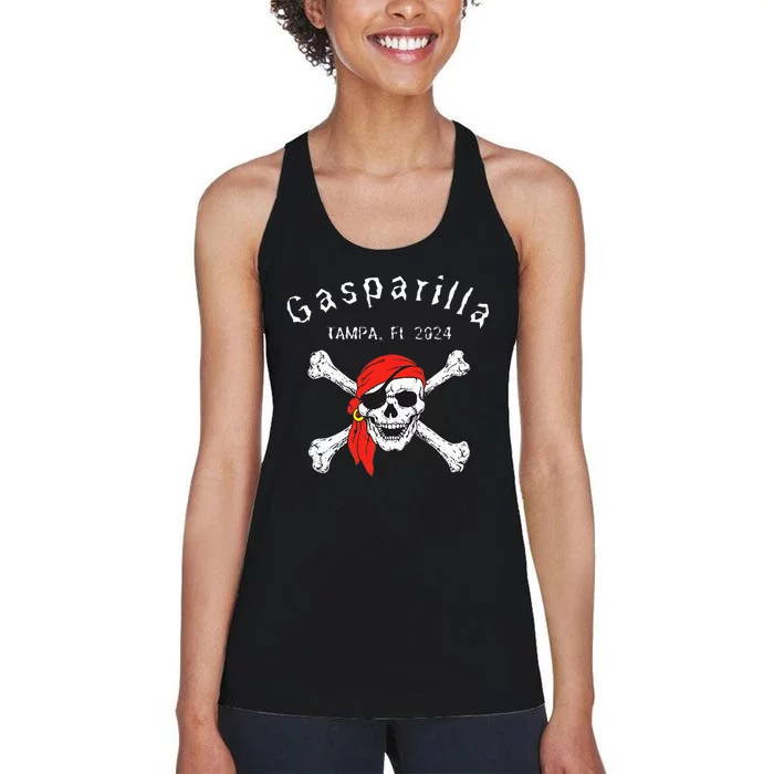 Gasparilla 2024 Priate Festival Tampa Fl Gasparilla Souvenir Women's Racerback Tank