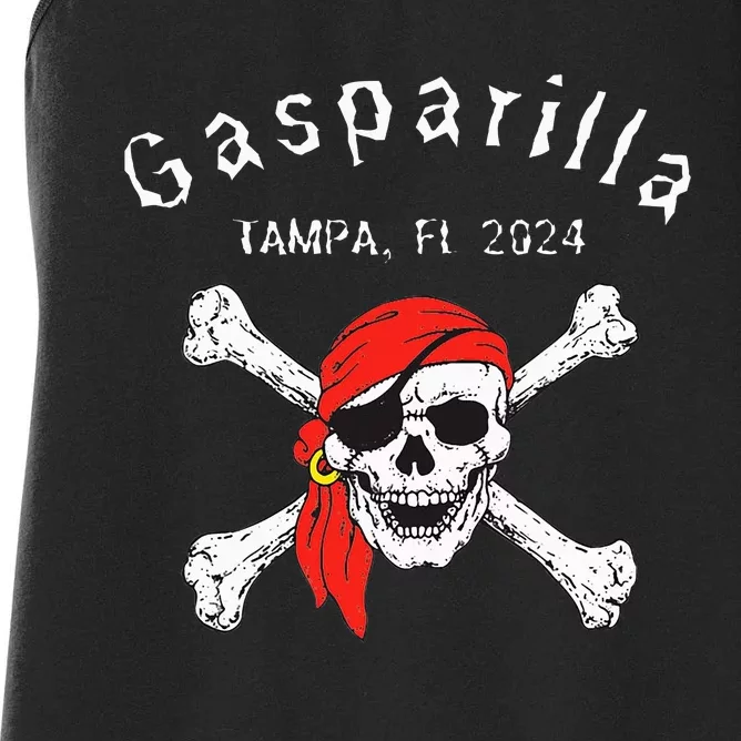 Gasparilla 2024 Priate Festival Tampa Fl Gasparilla Souvenir Women's Racerback Tank