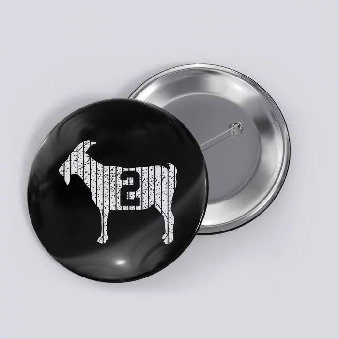 Goat 2 Vintage Button