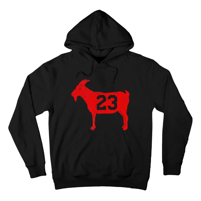 GOAT 23 Vintage Red Hoodie