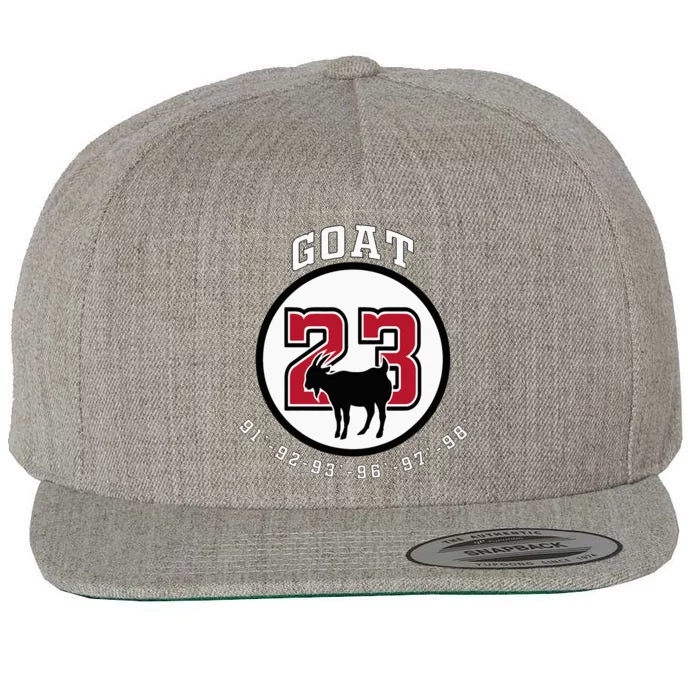 Goat 23 Vintage Wool Snapback Cap