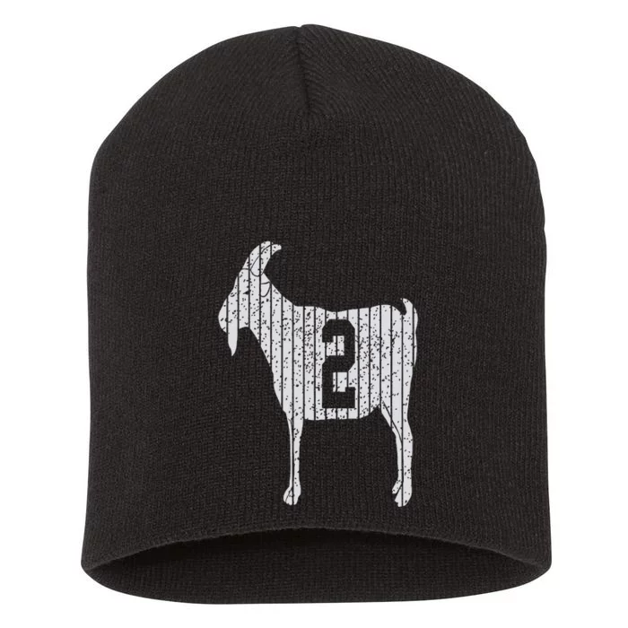 GOAT 2 Vintage Short Acrylic Beanie