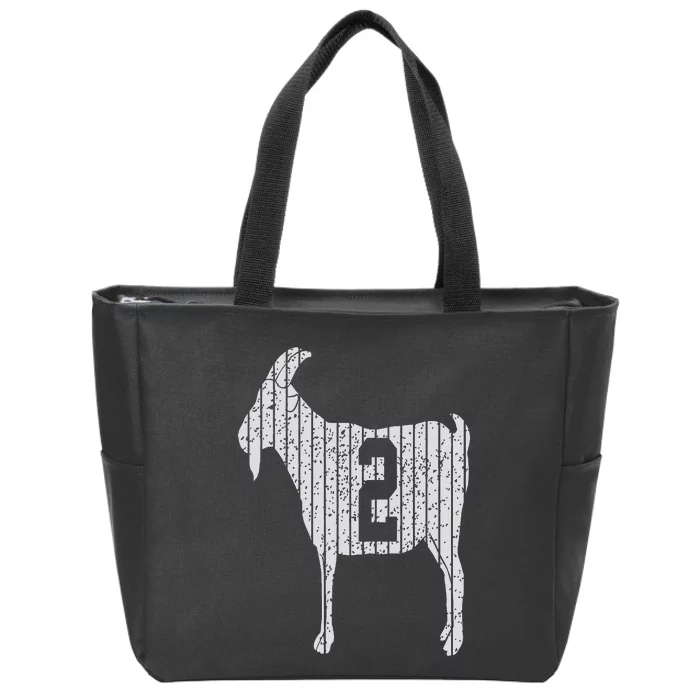 GOAT 2 Vintage Zip Tote Bag