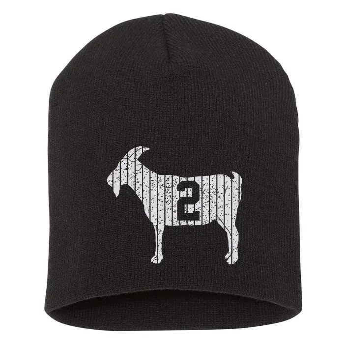 Goat 2 Vintage Short Acrylic Beanie