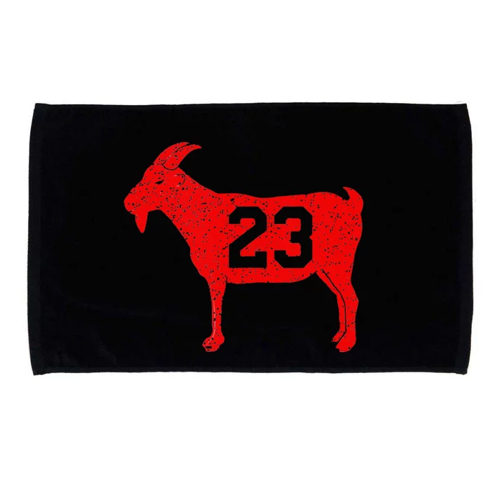 GOAT 23 Vintage Red Microfiber Hand Towel