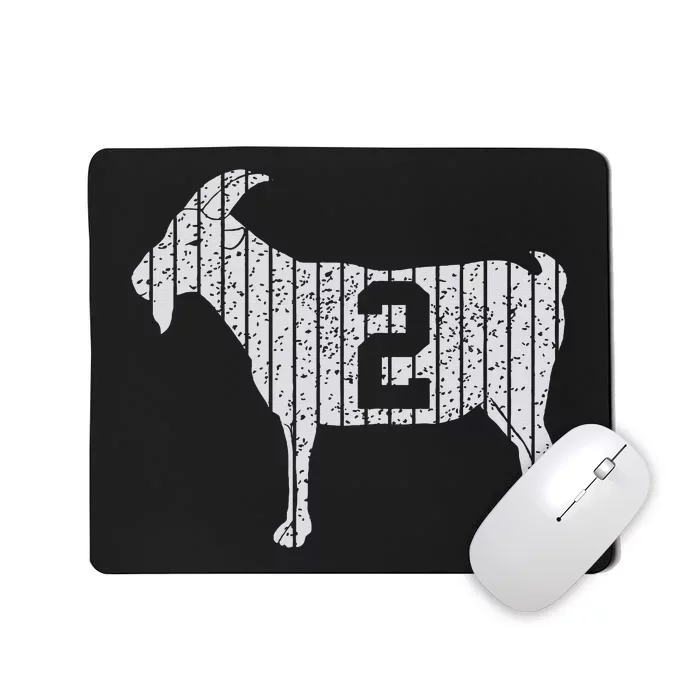 GOAT 2 Vintage football lovers Mousepad