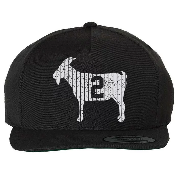 GOAT 2 Vintage football lovers Wool Snapback Cap