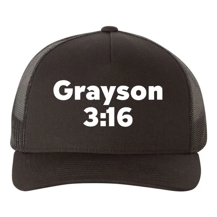 Grayson 3 16 I Just Broke Your Hand Yupoong Adult 5-Panel Trucker Hat