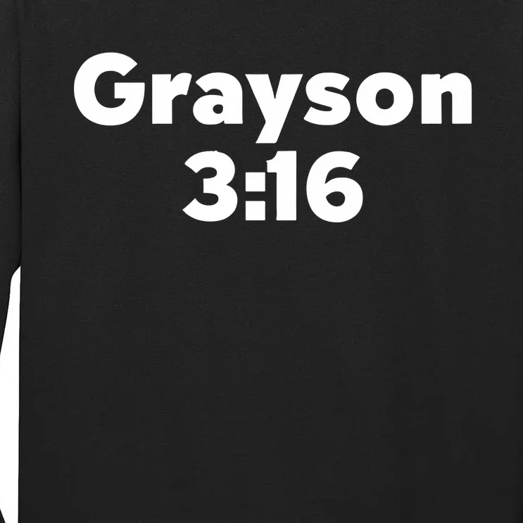 Grayson 3 16 I Just Broke Your Hand Tall Long Sleeve T-Shirt