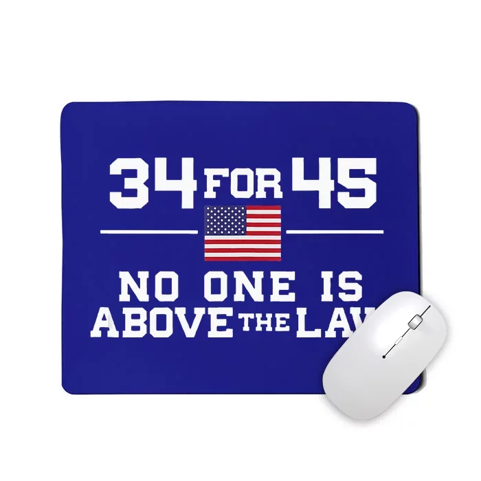 Guilty 34 Counts Of Fraud 34 For 45 Not One Above Law Mousepad