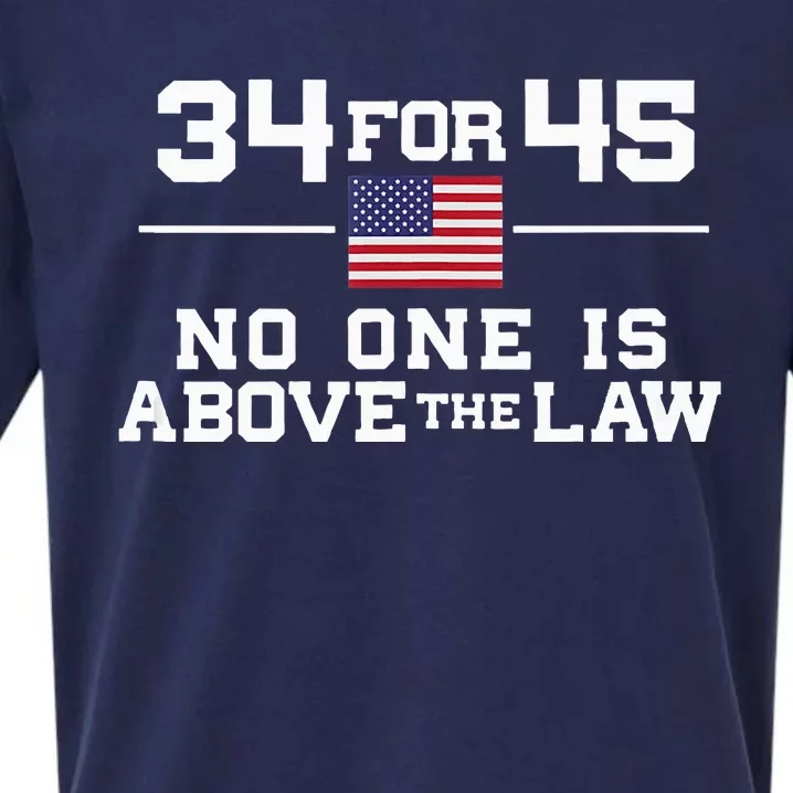 Guilty 34 Counts Of Fraud 34 For 45 Not One Above Law Sueded Cloud Jersey T-Shirt