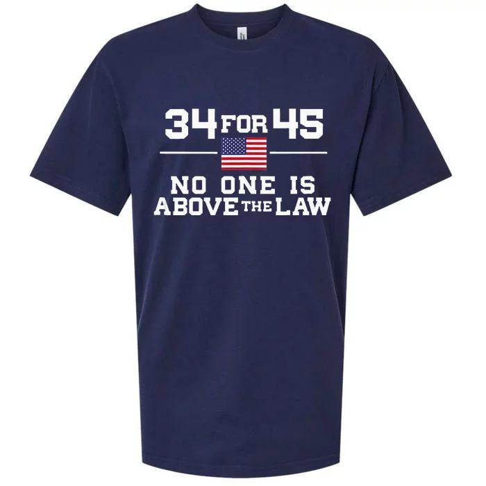 Guilty 34 Counts Of Fraud 34 For 45 Not One Above Law Sueded Cloud Jersey T-Shirt