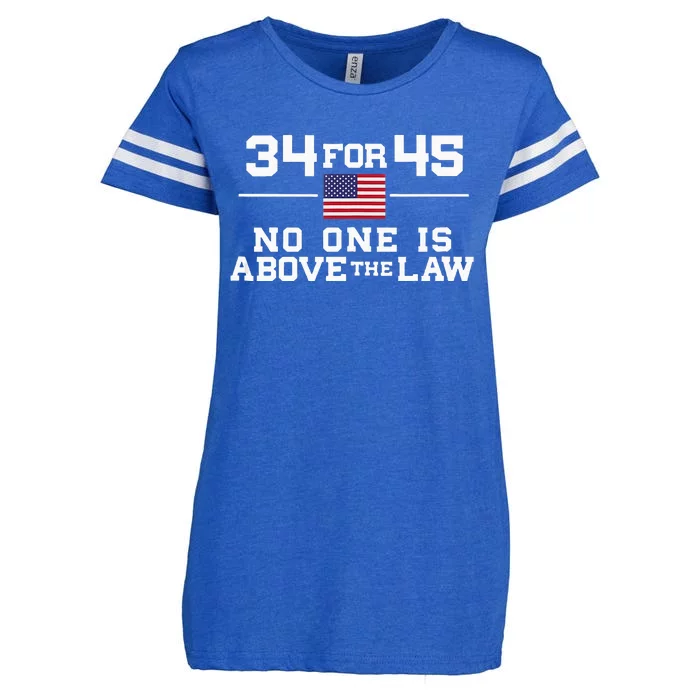 Guilty 34 Counts Of Fraud 34 For 45 Not One Above Law Enza Ladies Jersey Football T-Shirt