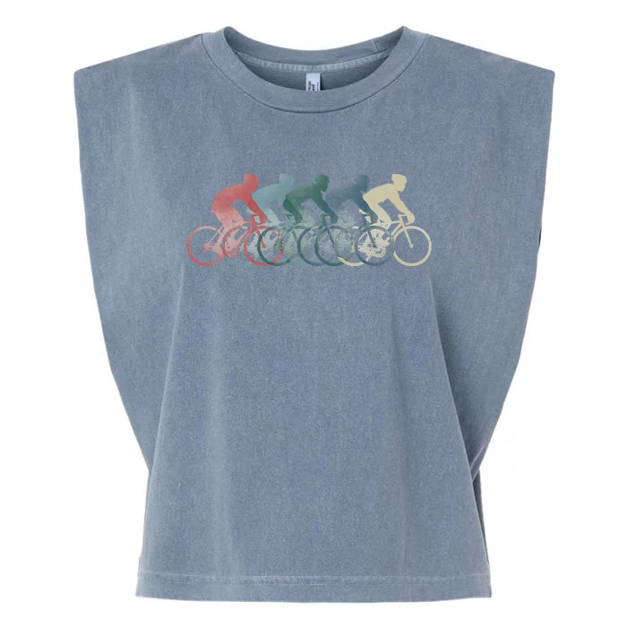 Graphic 365 Cycling Bike Sport Vintage Retro Garment-Dyed Women's Muscle Tee