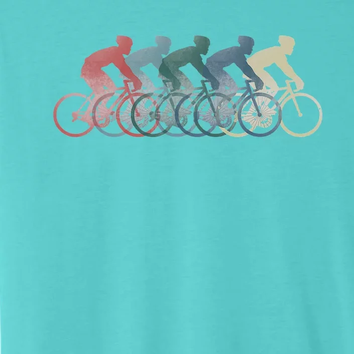 Graphic 365 Cycling Bike Sport Vintage Retro ChromaSoft Performance T-Shirt