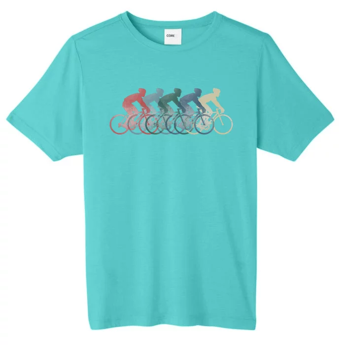 Graphic 365 Cycling Bike Sport Vintage Retro ChromaSoft Performance T-Shirt