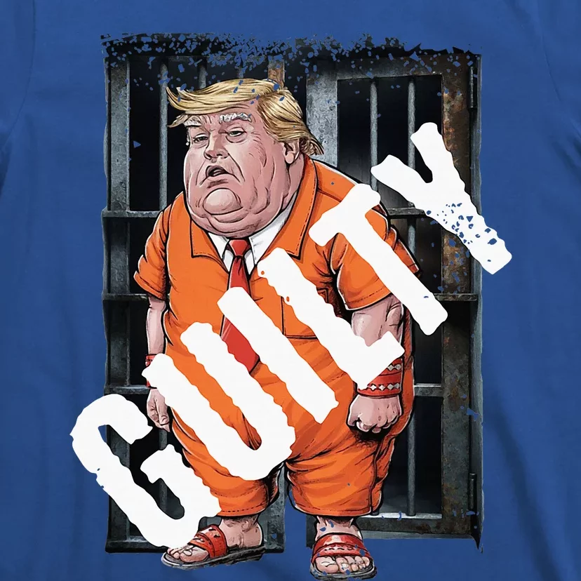 Guilty 34 Felonies 2024 Political Criminal Verdict Liberal T-Shirt