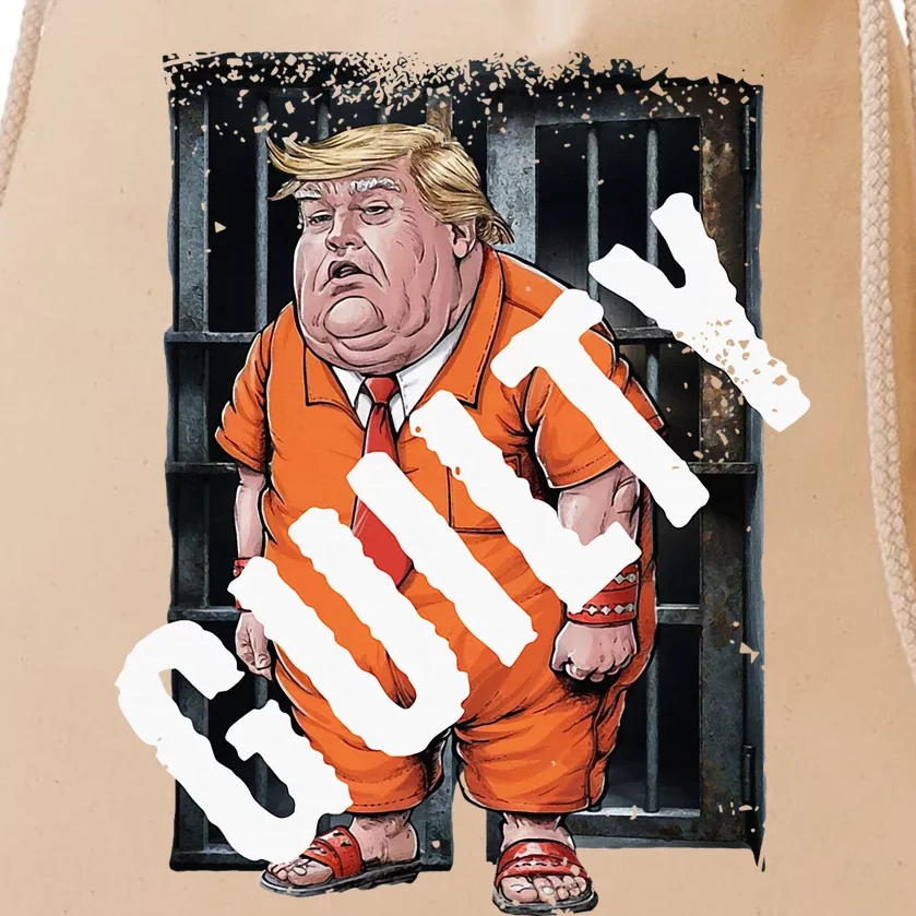 Guilty 34 Felonies 2024 Political Criminal Verdict Liberal Drawstring Bag