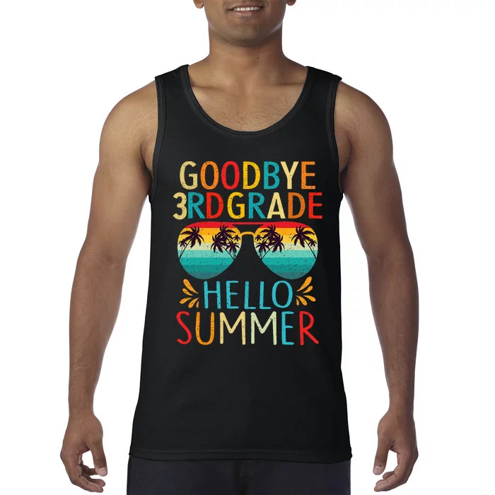 Goodbye 3rd Grade Hello Summer Last Day Of School Kids Tank Top