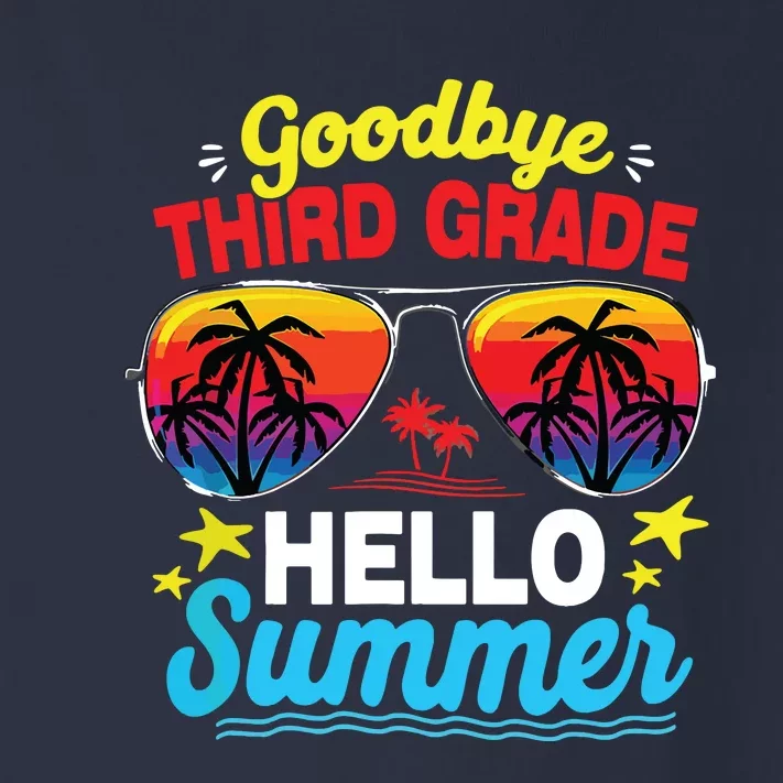 Goodbye 3rd Grade Hello Summer Graduation Last Day Of School Toddler Long Sleeve Shirt