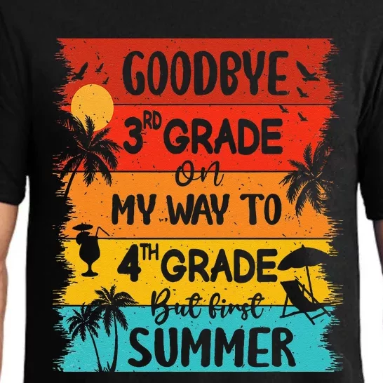 Goodbye 3rd Grade Hello Summer Last Day Of School Graduation Pajama Set