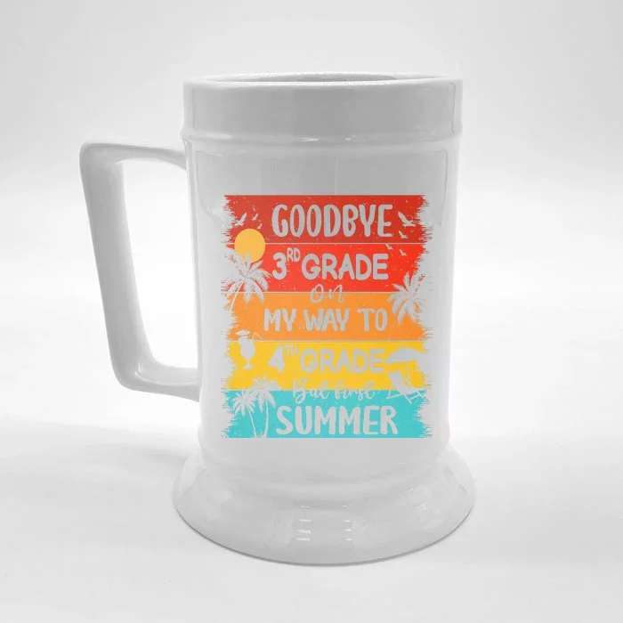 Goodbye 3rd Grade Hello Summer Last Day Of School Graduation Front & Back Beer Stein