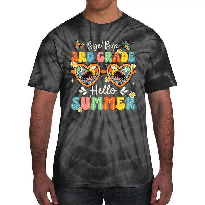 Goodbye 3rd Grade Hello Summer Last Day Of School Boy Tie-Dye T-Shirt