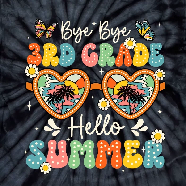 Goodbye 3rd Grade Hello Summer Last Day Of School Boy Tie-Dye T-Shirt