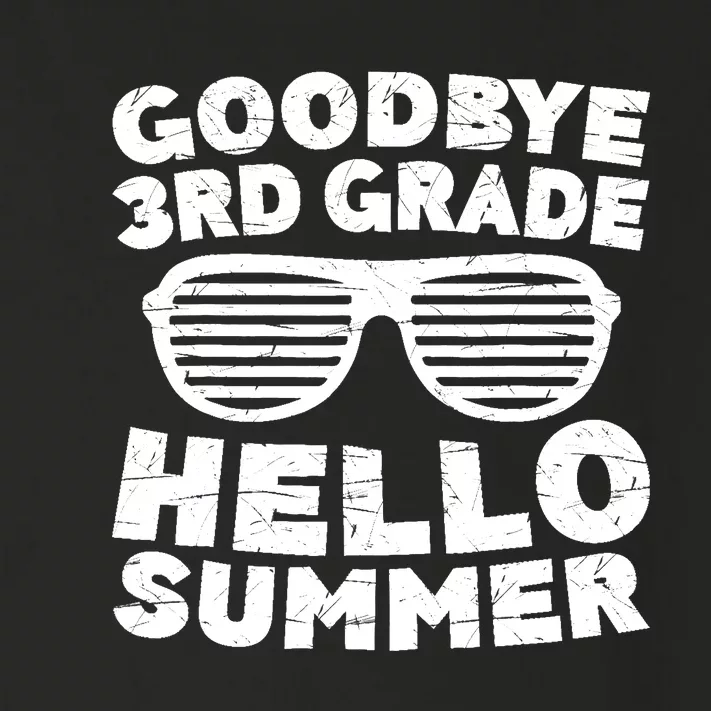 Goodbye 3rd Grade Hello Summer Third Grade Graduate Toddler Long Sleeve Shirt