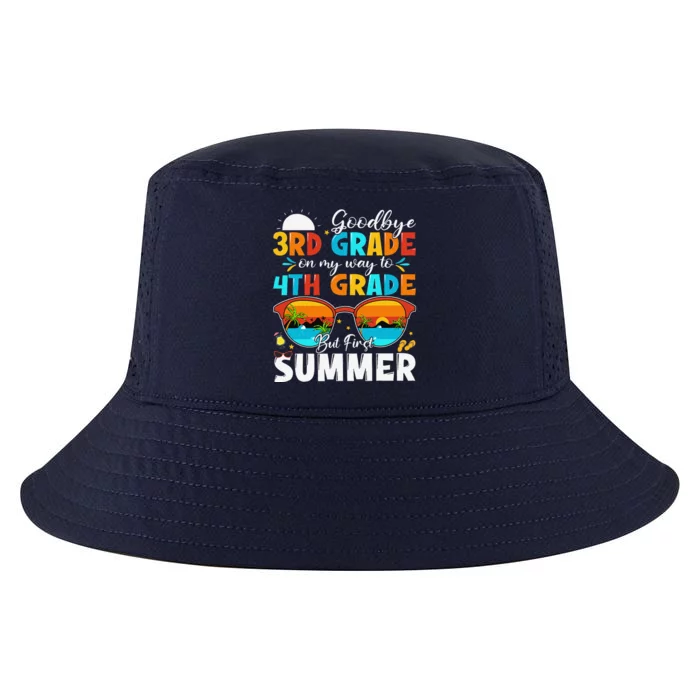 Goodbye 3rd Grade Graduation To 4th Grade Hello Summer Cool Comfort Performance Bucket Hat