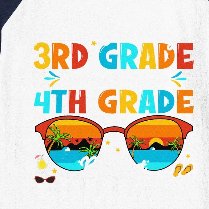 Goodbye 3rd Grade Graduation To 4th Grade Hello Summer Baseball Sleeve Shirt