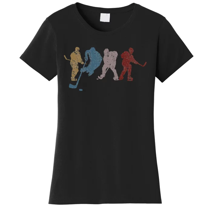 Graphic 365 Hockey Vintage Retro Sport Gift Women's T-Shirt