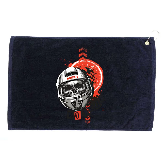 Graphic 365 Halloween Costume Astronaut Skull Gift Grommeted Golf Towel