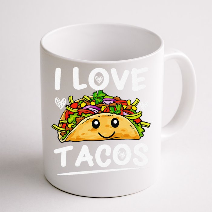 Graphic 365 I Love Tacos Cinco De Mayo Taco Front & Back Coffee Mug