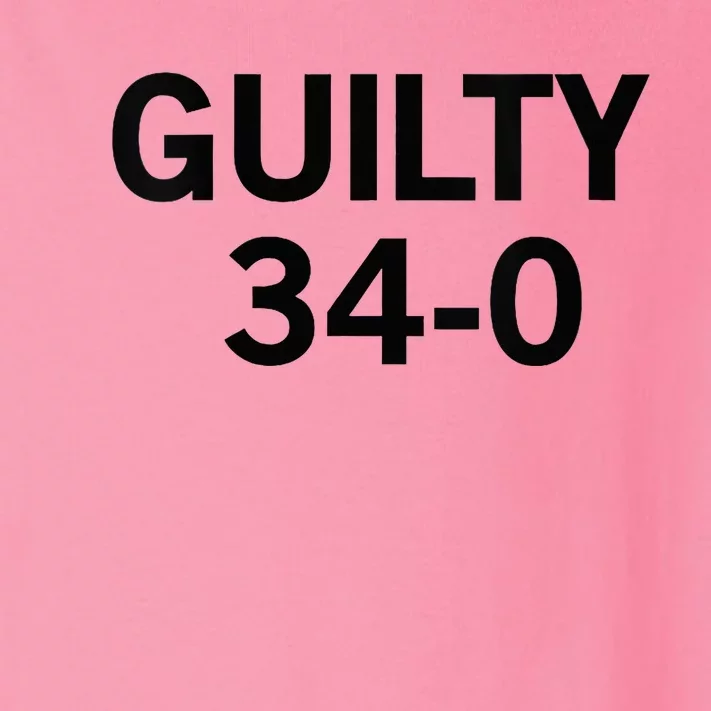 Guilty 34 To 0 Toddler Long Sleeve Shirt