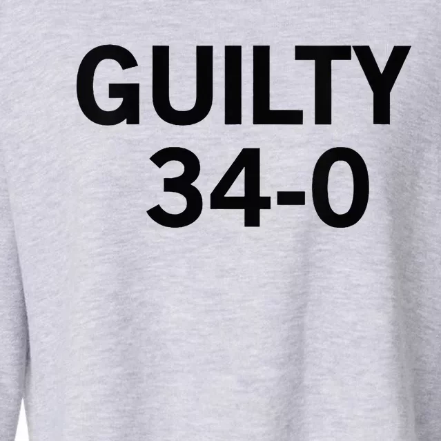 Guilty 34 To 0 Cropped Pullover Crew