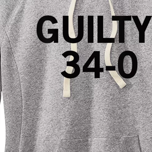 Guilty 34 To 0 Women's Fleece Hoodie