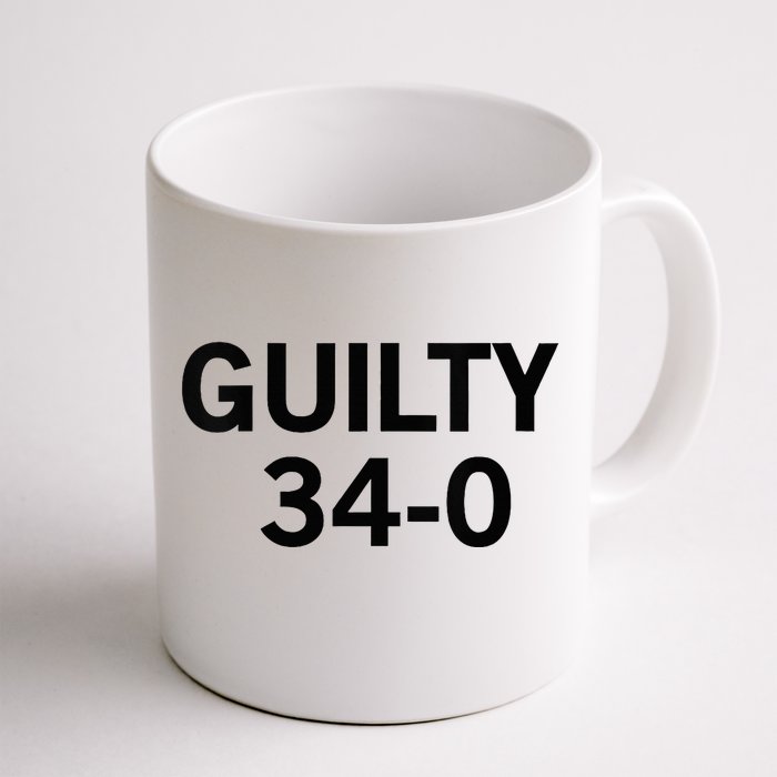 Guilty 34 To 0 Front & Back Coffee Mug