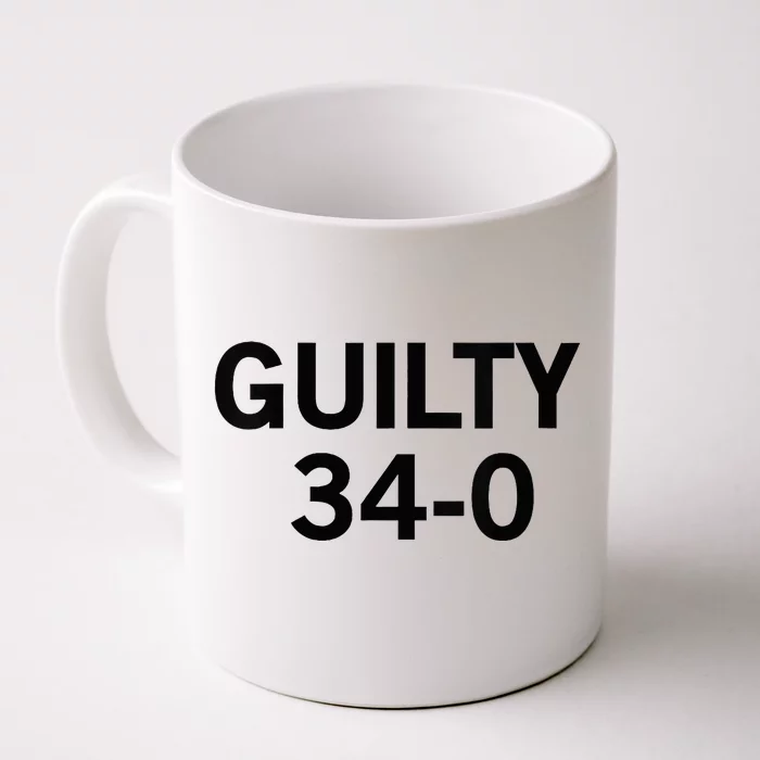 Guilty 34 To 0 Front & Back Coffee Mug