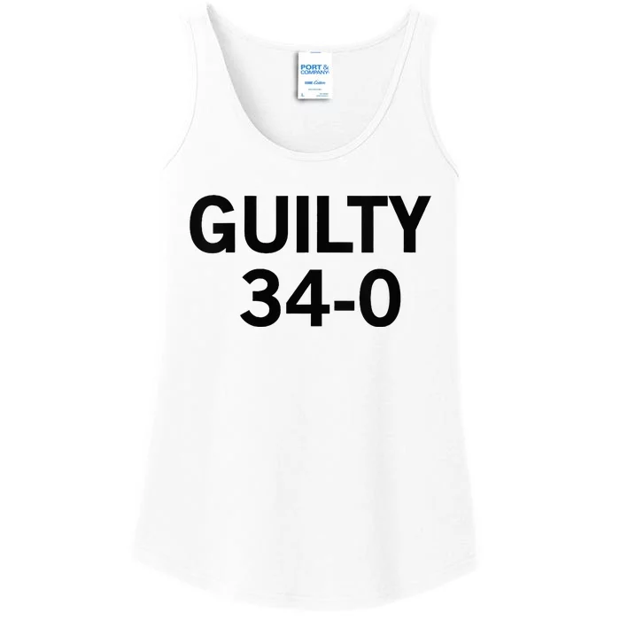 Guilty 34 To 0 Ladies Essential Tank