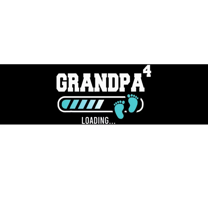 Grandpa 4 Fourth Time Grandpa Funny Grandpa Of Four Bumper Sticker