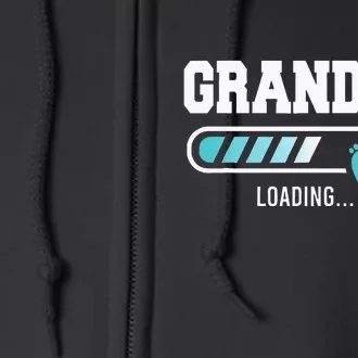 Grandpa 4 Fourth Time Grandpa Funny Grandpa Of Four Full Zip Hoodie