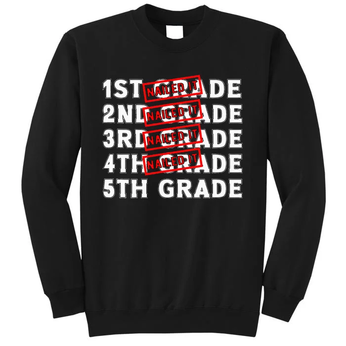 Goodbye 4th Grade Graduation Last Day School Hello 5th Grade Tall Sweatshirt