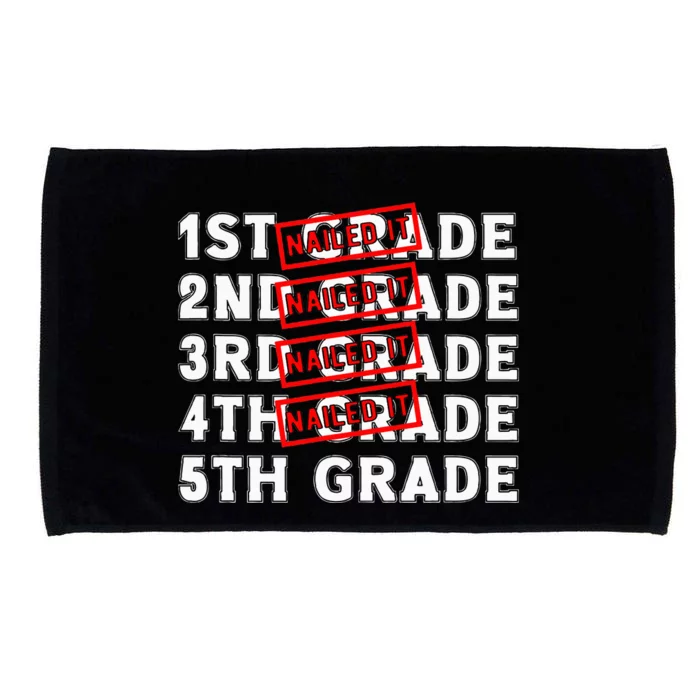 Goodbye 4th Grade Graduation Last Day School Hello 5th Grade Microfiber Hand Towel