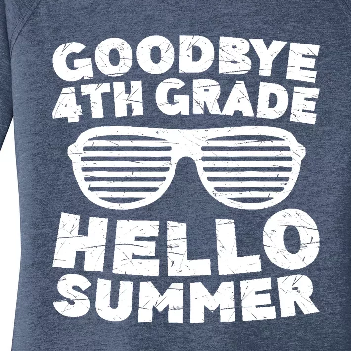 Goodbye 4th Grade Hello Summer Fourth Grade Graduate Women's Perfect Tri Tunic Long Sleeve Shirt