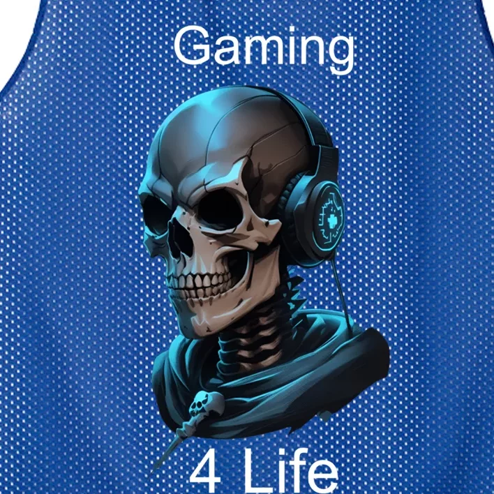 Gaming 4 Life Gamer Life Cute Gift Mesh Reversible Basketball Jersey Tank