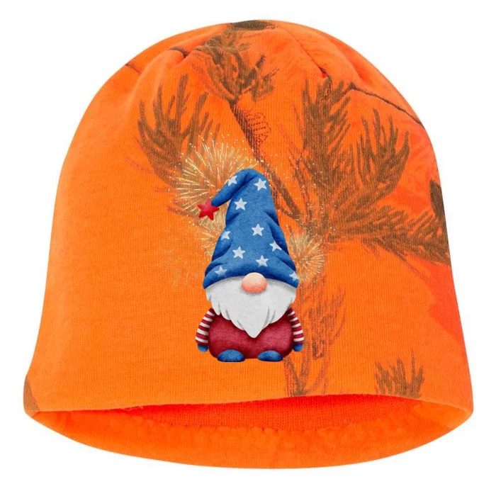 Gnome 4th Of July Firework Kati - Camo Knit Beanie