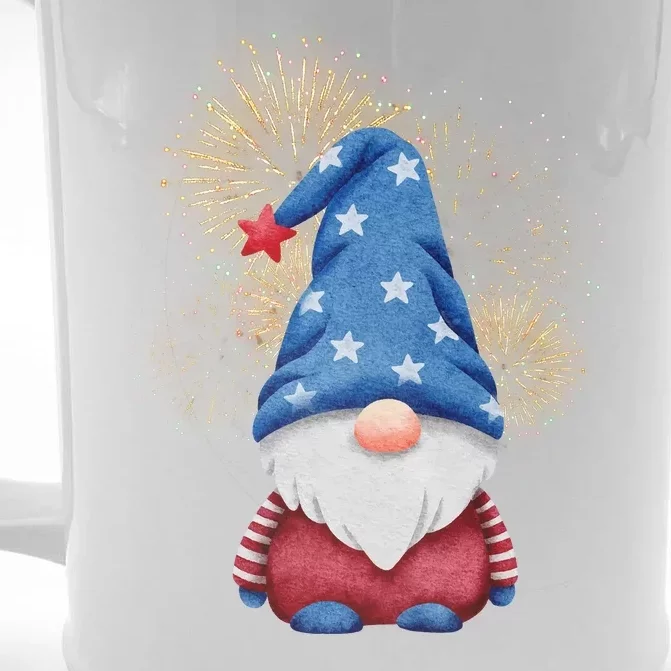 Gnome 4th Of July Firework Front & Back Beer Stein