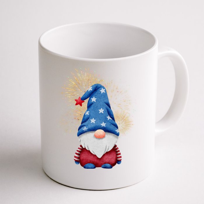 Gnome 4th Of July Firework Front & Back Coffee Mug