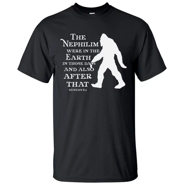 Genesis 64 Christian Sasquatch Tall T-Shirt